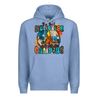 Colony Blue the best memories are made camping Premium Hoodie - Zillion Design Studio