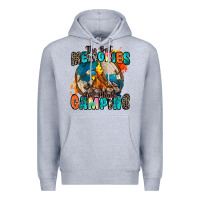Heather Grey the best memories are made camping Premium Hoodie - Zillion Design Studio