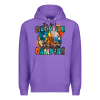 Purple the best memories are made camping Premium Hoodie - Zillion Design Studio