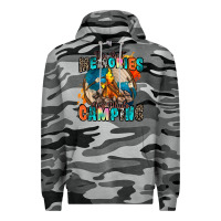 Slate Camo the best memories are made camping Premium Hoodie - Zillion Design Studio
