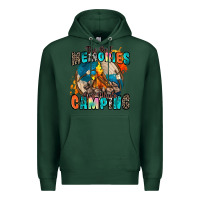 Sports Green the best memories are made camping Premium Hoodie - Zillion Design Studio