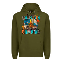 Army Green the best memories are made camping Premium Hoodie - Zillion Design Studio