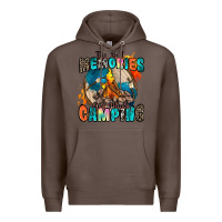 Coffee the best memories are made camping Premium Hoodie - Zillion Design Studio