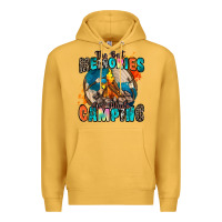 Mustard the best memories are made camping Premium Hoodie - Zillion Design Studio
