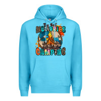 Ocean Blue the best memories are made camping Premium Hoodie - Zillion Design Studio