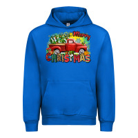 Cobalt merry christmas truck Urban Hoodie - Zillion Design Studio