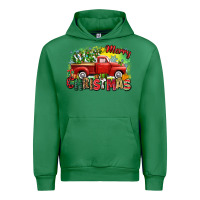 Emerald merry christmas truck Urban Hoodie - Zillion Design Studio