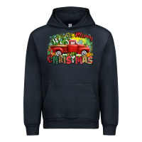 Navy merry christmas truck Urban Hoodie - Zillion Design Studio