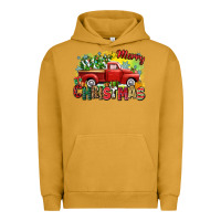 Pigment Peanut Butter merry christmas truck Urban Hoodie - Zillion Design Studio