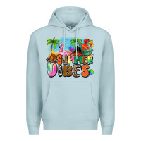 Blue Mist summer vibes camp Premium Hoodie - Zillion Design Studio