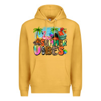 Mustard summer vibes camp Premium Hoodie - Zillion Design Studio