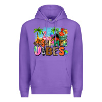 Purple summer vibes camp Premium Hoodie - Zillion Design Studio