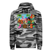 Slate Camo summer vibes camp Premium Hoodie - Zillion Design Studio