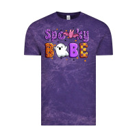 Cloud Purple spooky babe Vintage Tee - Artiststas