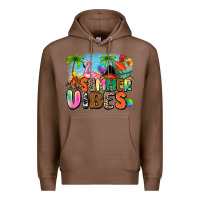 Chestnut summer vibes camp Premium Hoodie - Zillion Design Studio