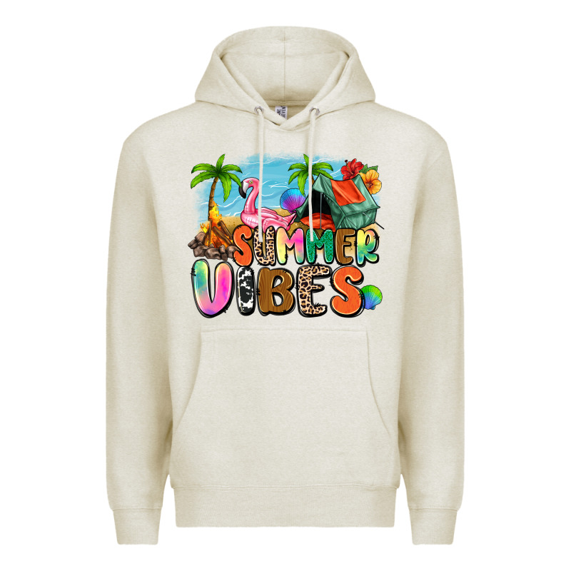 Summer Vibes Camp Premium Hoodie by Zillion Design Studio | Teevron