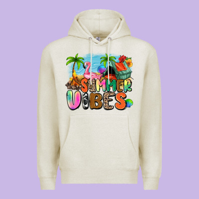 Summer Vibes Camp Premium Hoodie Designed By Zillion Design Studio