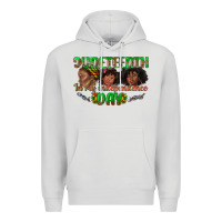 Dove Grey juneteenth in my independence day Premium Hoodie - texasbilliewilder