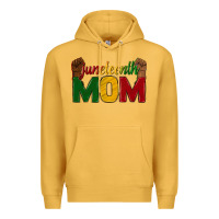 Mustard juneteenth mom Premium Hoodie - texasbilliewilder