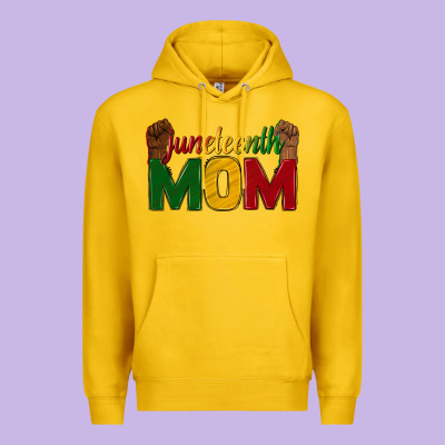 Juneteenth Mom Premium Hoodie Designed By Texasbilliewilder
