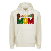 Oatmeal Heather juneteenth mom Premium Hoodie - texasbilliewilder