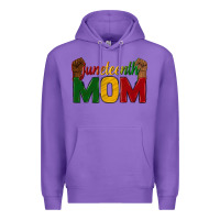 Purple juneteenth mom Premium Hoodie - texasbilliewilder