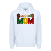 White juneteenth mom Premium Hoodie - texasbilliewilder