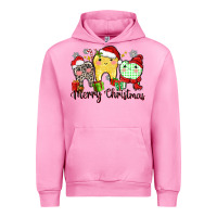 Fuchsia Pink merry christmas tooth Urban Hoodie - Zillion Design Studio
