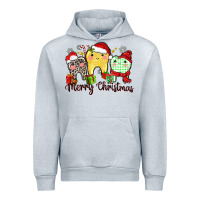 Heather Grey merry christmas tooth Urban Hoodie - Zillion Design Studio