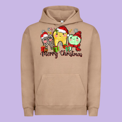 Merry Christmas Tooth Urban Hoodie Designed By Zillion Design Studio