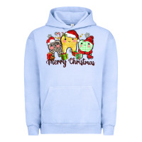 Pigment Grape Ice merry christmas tooth Urban Hoodie - Zillion Design Studio