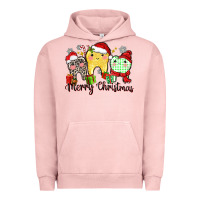 Pigment Salmon merry christmas tooth Urban Hoodie - Zillion Design Studio