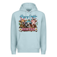 Blue Mist Happy Easter Heifers Premium Hoodie - RanaPortraitStore
