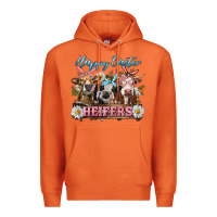 Carrot Happy Easter Heifers Premium Hoodie - RanaPortraitStore