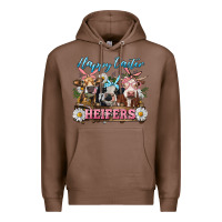 Chestnut Happy Easter Heifers Premium Hoodie - RanaPortraitStore
