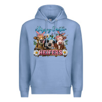 Colony Blue Happy Easter Heifers Premium Hoodie - RanaPortraitStore
