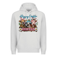 Dove Grey Happy Easter Heifers Premium Hoodie - RanaPortraitStore