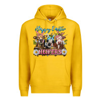 Lemon Happy Easter Heifers Premium Hoodie - RanaPortraitStore