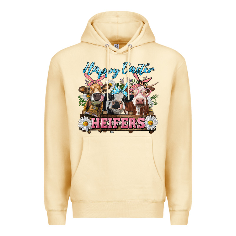 Happy Easter Heifers Premium Hoodie by RanaPortraitStore | Teevron