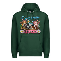 Sports Green Happy Easter Heifers Premium Hoodie - RanaPortraitStore