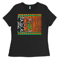 Black love autism awareness leopard cowhide Ladies Tee - Artiststas