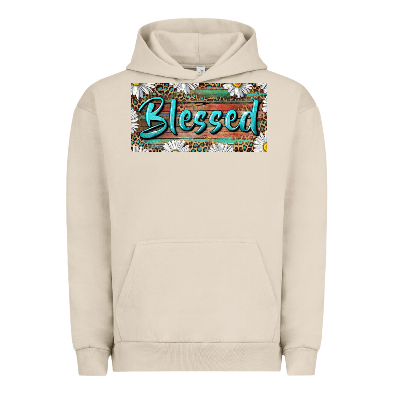 Blessed With Daisy And Leopard Urban Hoodie by RanaPortraitStore | Teevron