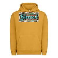 Pigment Peanut Butter Blessed With Daisy And Leopard Urban Hoodie - RanaPortraitStore