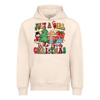 Sandshell just a girl who loves christmas Urban Hoodie - Zillion Design Studio