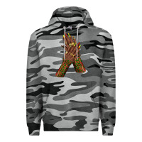 Slate Camo juneteenth nail art with afro hand Premium Hoodie - texasbilliewilder