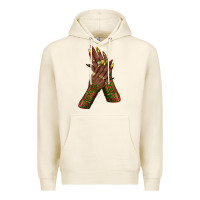 Tofu juneteenth nail art with afro hand Premium Hoodie - texasbilliewilder