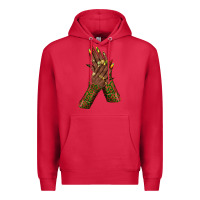 Cardinal juneteenth nail art with afro hand Premium Hoodie - texasbilliewilder
