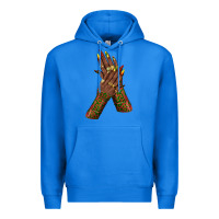 True Royal juneteenth nail art with afro hand Premium Hoodie - texasbilliewilder