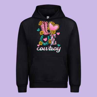 Urban Hoodie love western cowboy