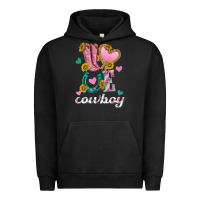 Pigment Black love western cowboy Urban Hoodie - texasbilliewilder
